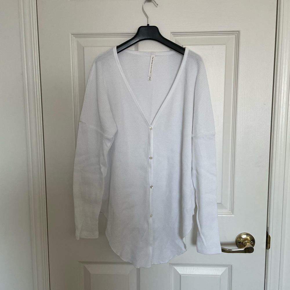 The Group Babaton Longsleeve Waffle Henley